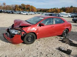 Toyota Corolla salvage cars for sale: 2015 Toyota Corolla L