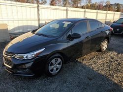 Chevrolet Cruze salvage cars for sale: 2018 Chevrolet Cruze LS