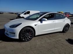 Tesla Model 3 salvage cars for sale: 2022 Tesla Model 3