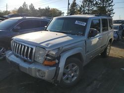 Jeep Commander salvage cars for sale: 2007 Jeep Commander