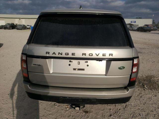 2017 Land Rover Range Rover HSE