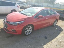 Chevrolet salvage cars for sale: 2018 Chevrolet Cruze Premier