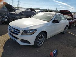 Mercedes-Benz salvage cars for sale: 2016 Mercedes-Benz C 300 4matic