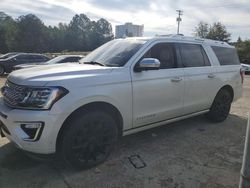 Ford Expedition salvage cars for sale: 2018 Ford Expedition Max Platinum