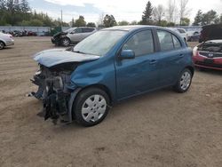 Salvage cars for sale from Copart Bowmanville, ON: 2017 Nissan Micra