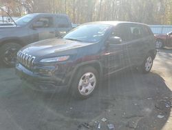 Vehiculos salvage en venta de Copart Glassboro, NJ: 2015 Jeep Cherokee Sport