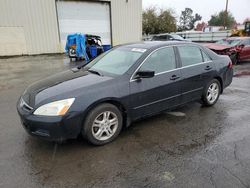 Honda salvage cars for sale: 2007 Honda Accord EX