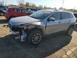 Jeep salvage cars for sale: 2019 Jeep Cherokee Latitude Plus