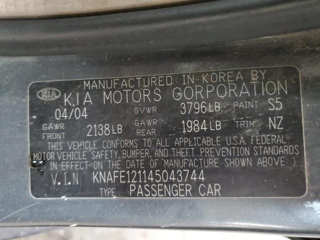 2004 KIA Spectra LX