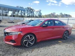 Honda Vehiculos salvage en venta: 2021 Honda Accord Sport SE