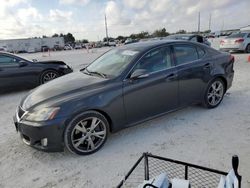 Lexus salvage cars for sale: 2009 Lexus IS 350