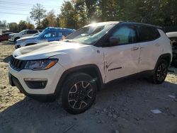 Jeep Compass salvage cars for sale: 2021 Jeep Compass Trailhawk