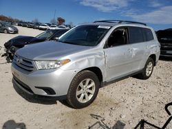 Toyota Highlander salvage cars for sale: 2011 Toyota Highlander Base