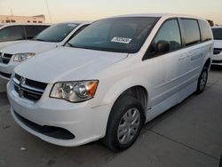 Dodge Caravan salvage cars for sale: 2017 Dodge Grand Caravan SE