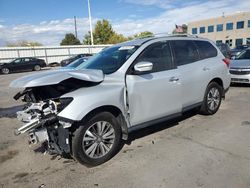 Nissan Pathfinder salvage cars for sale: 2019 Nissan Pathfinder S