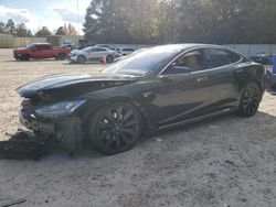 Tesla salvage cars for sale: 2015 Tesla Model S