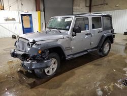 Jeep salvage cars for sale: 2017 Jeep Wrangler Unlimited Sport