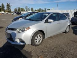 Vehiculos salvage en venta de Copart Portland, OR: 2015 Toyota Corolla L