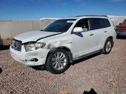 Toyota Highlander salvage cars for sale: 2008 Toyota Highlander Hybrid