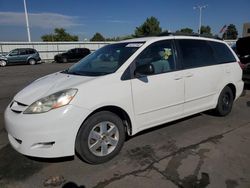 Toyota Sienna ce salvage cars for sale: 2008 Toyota Sienna CE