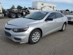 Chevrolet Malibu salvage cars for sale: 2017 Chevrolet Malibu L