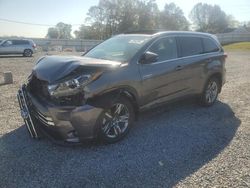 Toyota Highlander salvage cars for sale: 2019 Toyota Highlander Hybrid Limited