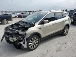 Ford Escape salvage cars for sale: 2017 Ford Escape Titanium