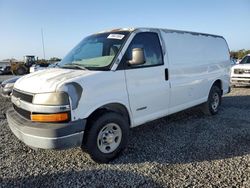 Chevrolet Express salvage cars for sale: 2005 Chevrolet Express G2500