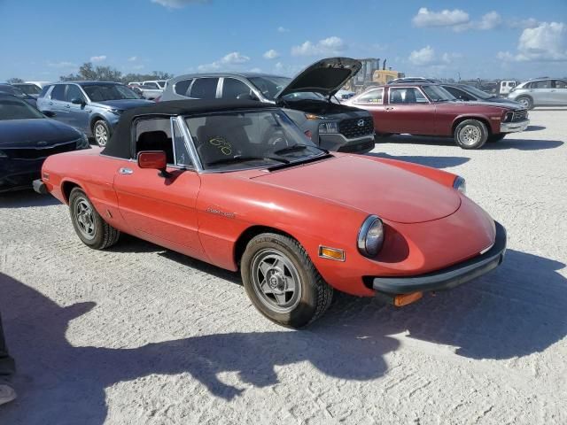 1982 Alfa Romeo Veloce 2000 Spider