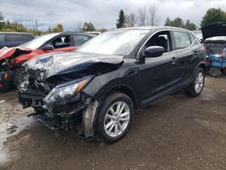 Salvage cars for sale from Copart Bowmanville, ON: 2017 Nissan Rogue Sport S