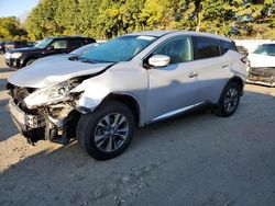 Salvage cars for sale from Copart North Billerica, MA: 2017 Nissan Murano S