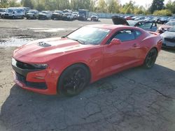 Chevrolet Camaro salvage cars for sale: 2019 Chevrolet Camaro SS