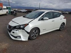 Nissan Leaf salvage cars for sale: 2018 Nissan Leaf S