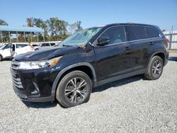 Toyota Highlander salvage cars for sale: 2019 Toyota Highlander LE