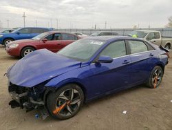 Hyundai salvage cars for sale: 2023 Hyundai Elantra Limited