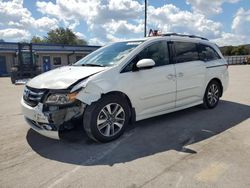 Honda Odyssey Touring salvage cars for sale: 2015 Honda Odyssey Touring