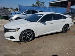 Honda salvage cars for sale: 2021 Honda Accord Sport