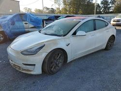 Salvage cars for sale from Copart Gastonia, NC: 2018 Tesla Model 3