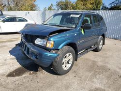 Isuzu salvage cars for sale: 2001 Isuzu Rodeo S