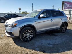 Mitsubishi Outlander salvage cars for sale: 2017 Mitsubishi Outlander Sport ES