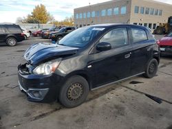 Mitsubishi salvage cars for sale: 2017 Mitsubishi Mirage ES