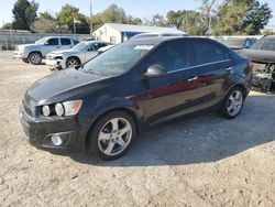 Chevrolet salvage cars for sale: 2016 Chevrolet Sonic LTZ