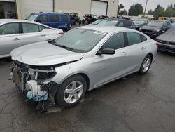 Chevrolet salvage cars for sale: 2021 Chevrolet Malibu LS