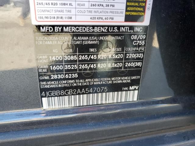 2010 Mercedes-Benz ML 350 4matic