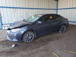 Salvage cars for sale from Copart Colorado Springs, CO: 2016 Toyota Corolla L