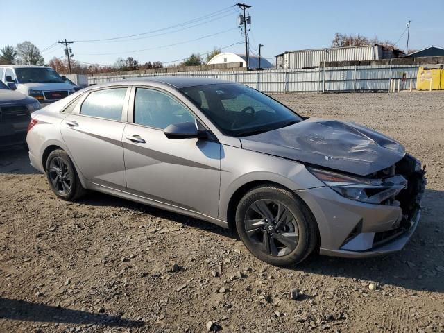 2021 Hyundai Elantra Blue