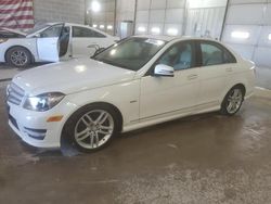 Mercedes-Benz salvage cars for sale: 2012 Mercedes-Benz C 250