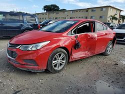 Chevrolet Cruze salvage cars for sale: 2018 Chevrolet Cruze LT