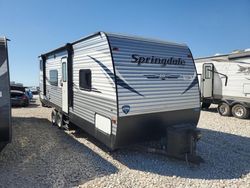 Springdale Travel Trailer salvage cars for sale: 2020 Springdale Travel Trailer