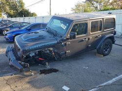 Jeep Wrangler salvage cars for sale: 2021 Jeep Wrangler Unlimited Rubicon 4XE